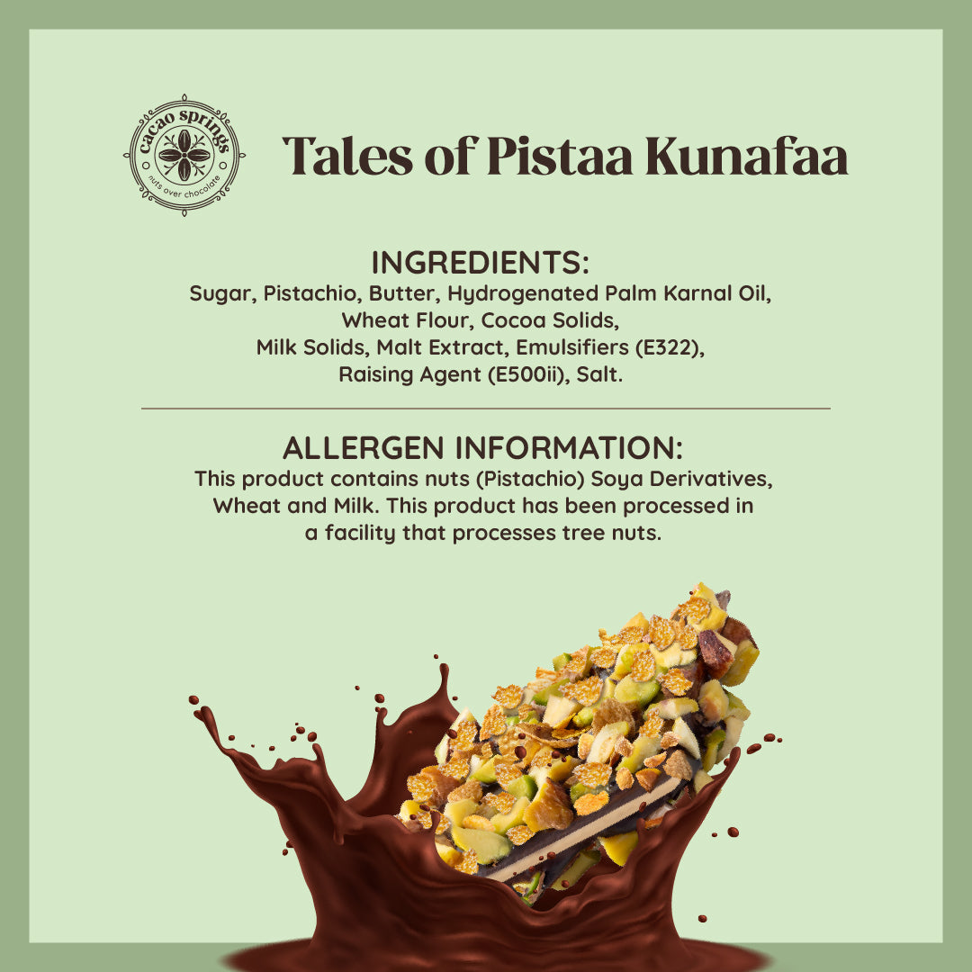Cacao Springs Tales of Kunafa Brittle 4pc