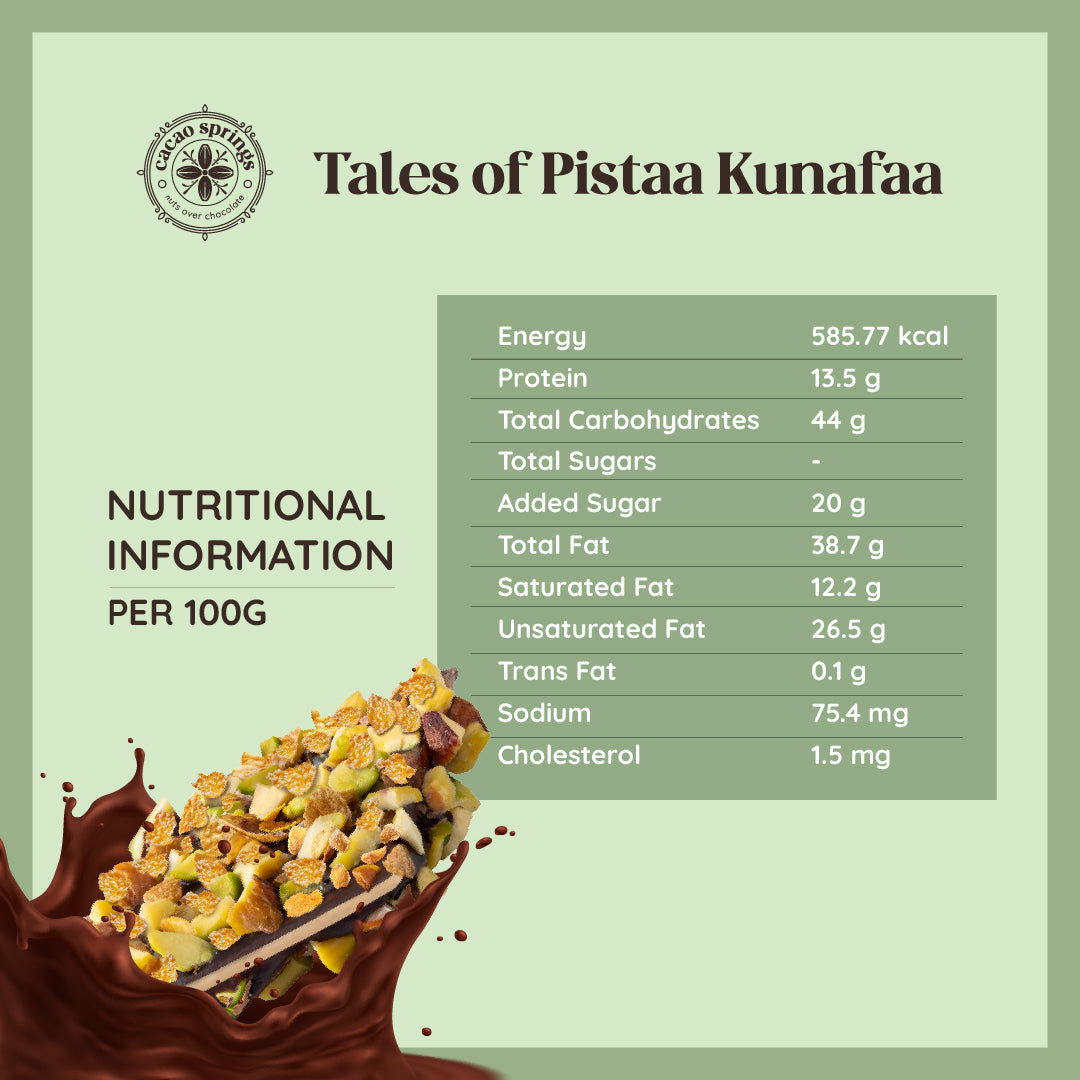 Cacao Springs Tales of Kunafa Brittle 4pc