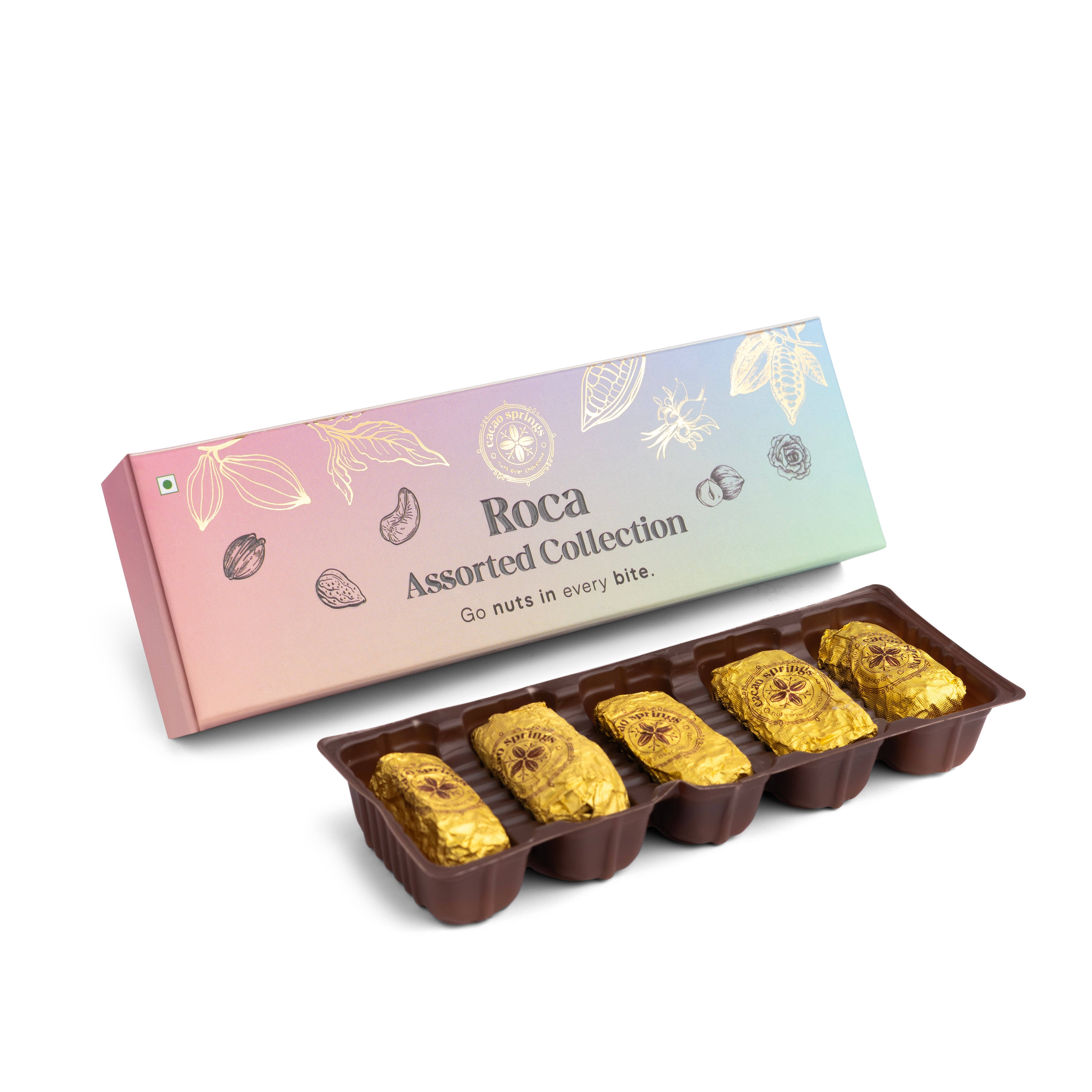 Nut Roca Chocoalte Gift Box (5pcs) | Buy Assorted Roca Nut Chocolates Online ...