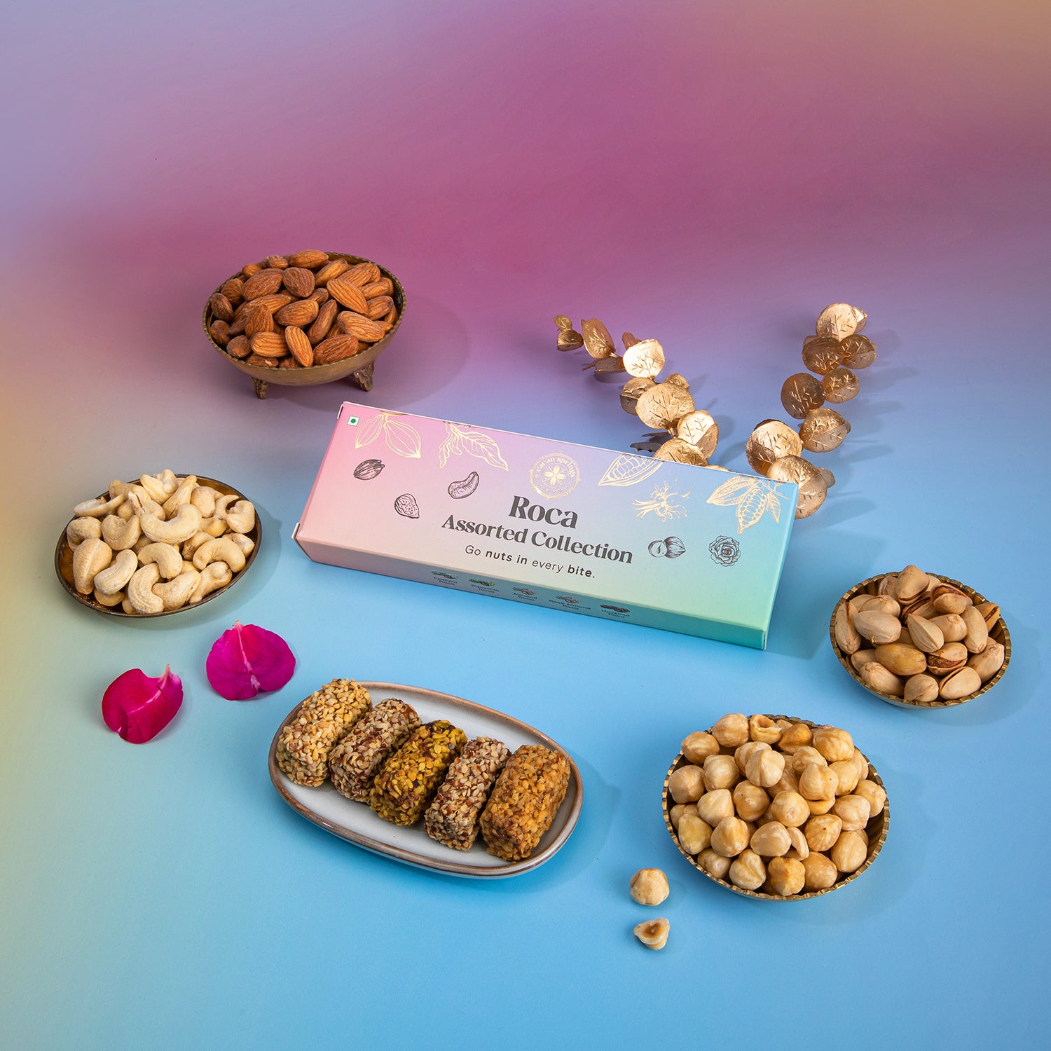 Nut Roca Chocoalte Gift Box (5pcs) | Buy Assorted Roca Nut Chocolates Online ...