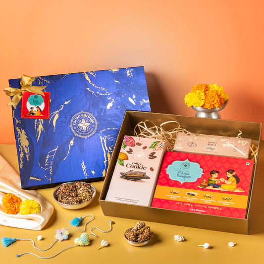 Cacao Springs Rakhi Indigo Gift Box