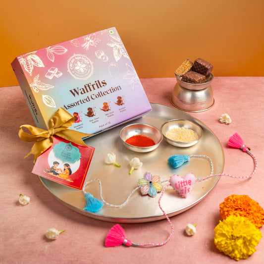 Cacao Springs Rakhi Assorted Waffrils Collection