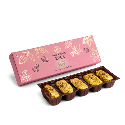 Cacao Springs Rose Almond Roca 60gm(5pcs)